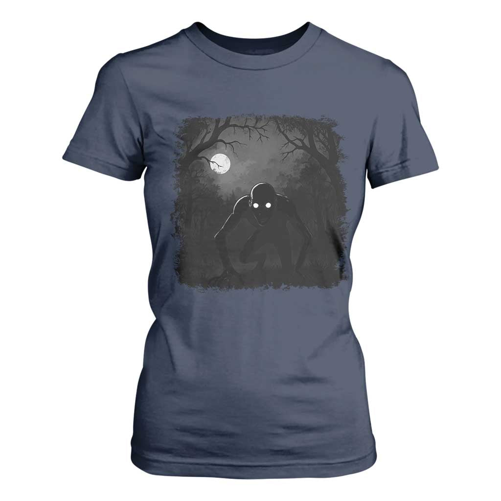 Rake Creepypasta T Shirt For Women Creepy Cryptid Series Cryptozoology Gift Halloween TS10 Navy Print Your Wear