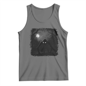 Rake Creepypasta Tank Top Creepy Cryptid Series Cryptozoology Gift Halloween TS10 Black Heather Print Your Wear