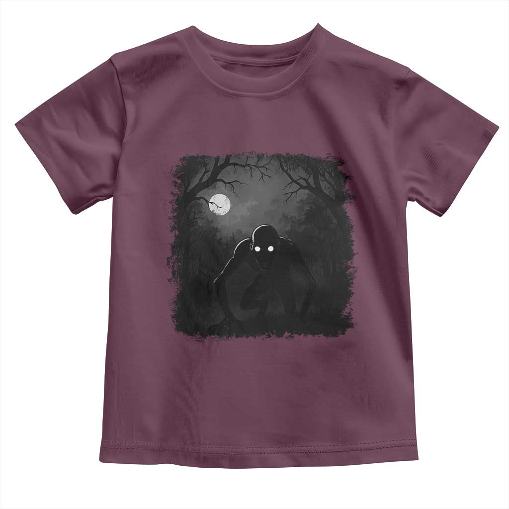 Rake Creepypasta Toddler T Shirt Creepy Cryptid Series Cryptozoology Gift Halloween TS10 Maroon Print Your Wear