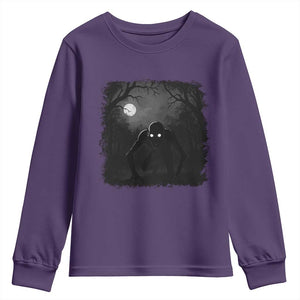 Rake Creepypasta Youth Sweatshirt Creepy Cryptid Series Cryptozoology Gift Halloween TS10 Purple Print Your Wear