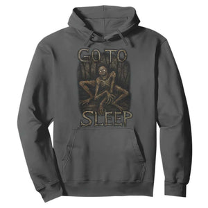 Rake Creepypasta Hoodie Creepy Cryptid Series Alt Goth Grunge Horror Aesthetic TS10 Dark Heather Print Your Wear
