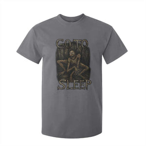 Rake Creepypasta T Shirt For Kid Creepy Cryptid Series Alt Goth Grunge Horror Aesthetic TS10 Charcoal Print Your Wear