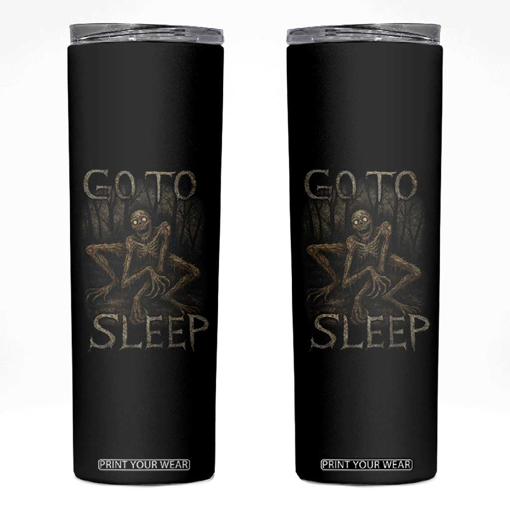 Rake Creepypasta Skinny Tumbler Creepy Cryptid Series Alt Goth Grunge Horror Aesthetic TS10 Black Print Your Wear