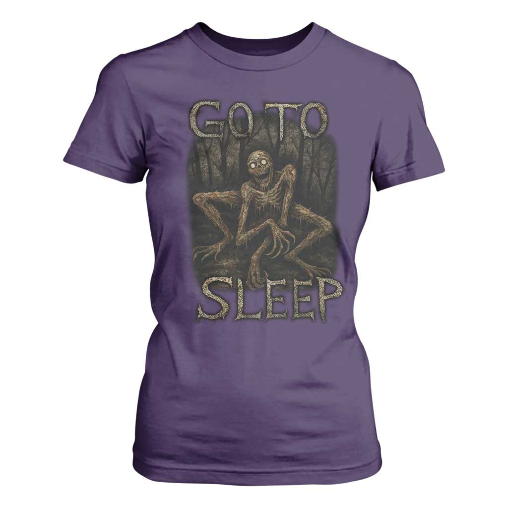 Rake Creepypasta T Shirt For Women Creepy Cryptid Series Alt Goth Grunge Horror Aesthetic TS10 Purple Print Your Wear