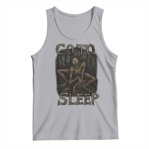 Rake Creepypasta Tank Top Creepy Cryptid Series Alt Goth Grunge Horror Aesthetic TS10 Athletic Heather Print Your Wear