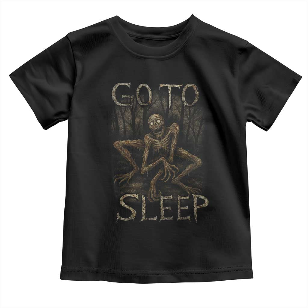 Rake Creepypasta Toddler T Shirt Creepy Cryptid Series Alt Goth Grunge Horror Aesthetic TS10 Black Print Your Wear