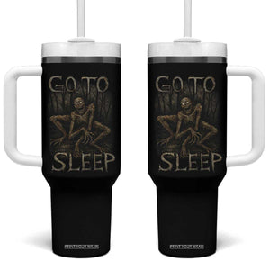 Rake Creepypasta Tumbler With Handle Creepy Cryptid Series Alt Goth Grunge Horror Aesthetic TS10 One Size: 40 oz Black Print Your Wear