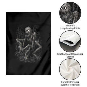 Creepy Rake Garden Flag Creepypasta Cryptid Series Alt Goth Grunge Horror Aesthetic TS10 Print Your Wear