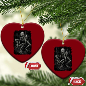 Creepy Rake Ceramic Ornament Creepypasta Cryptid Series Alt Goth Grunge Horror Aesthetic TS10 Print Your Wear