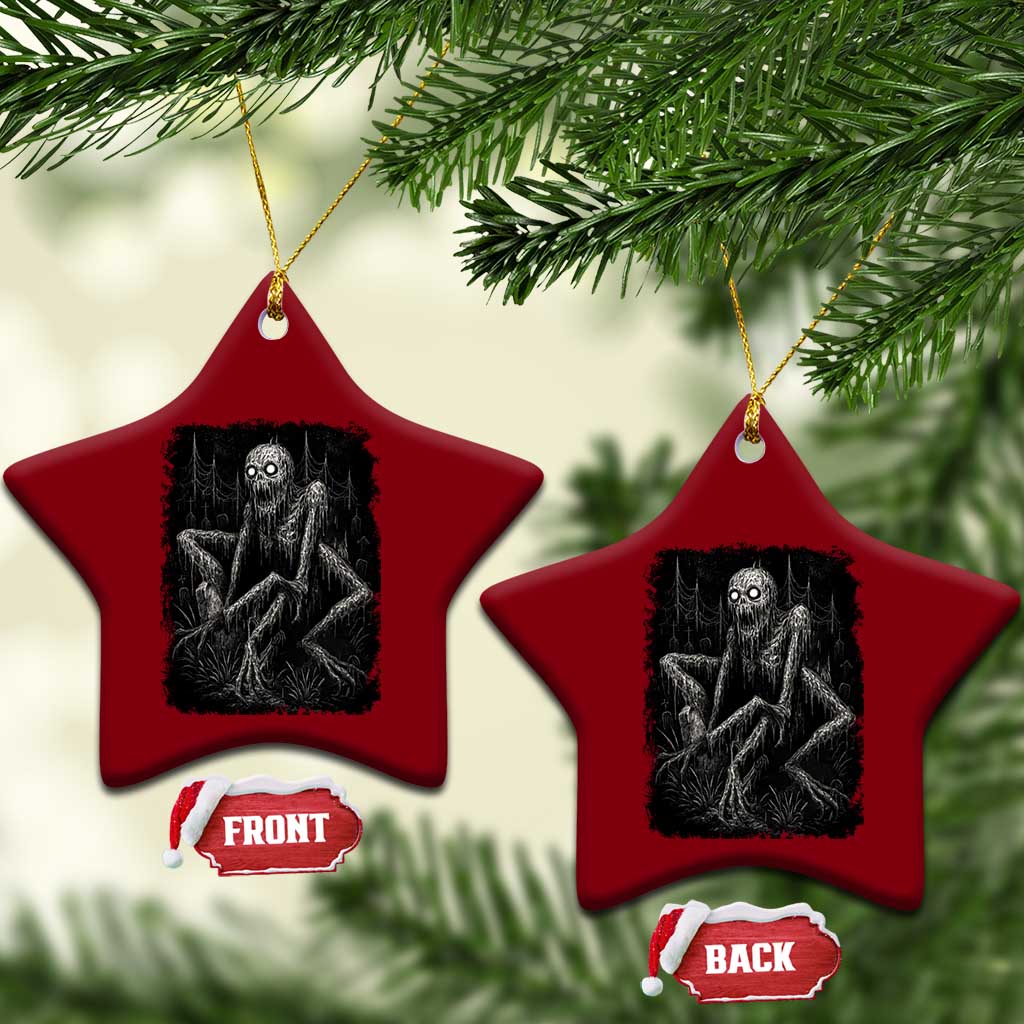 Creepy Rake Ceramic Ornament Creepypasta Cryptid Series Alt Goth Grunge Horror Aesthetic TS10 Print Your Wear