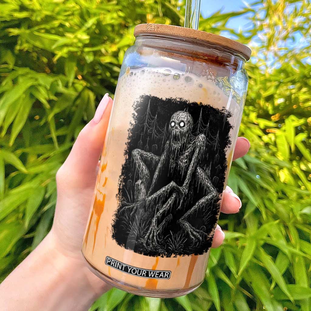 Creepy Rake Glass Can Creepypasta Cryptid Series Alt Goth Grunge Horror Aesthetic TS10 Black Print Your Wear