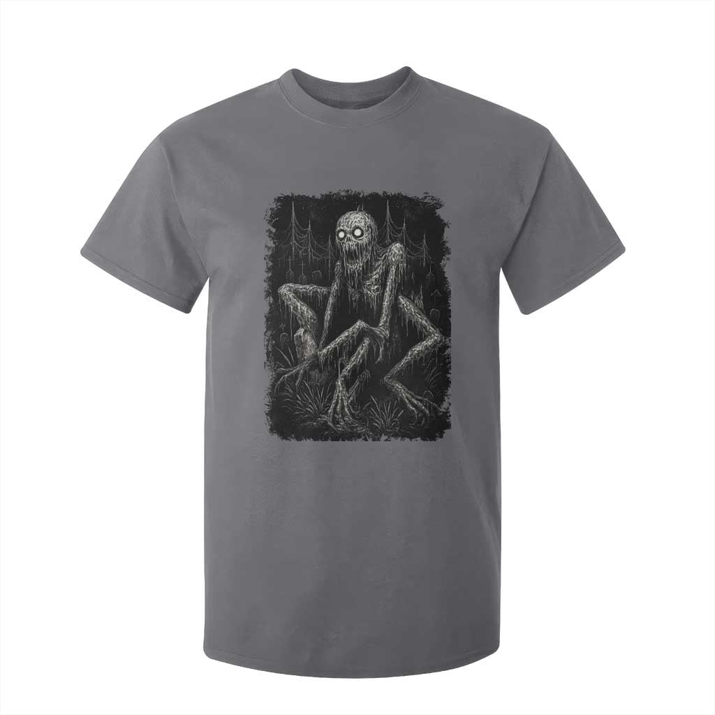 Creepy Rake T Shirt For Kid Creepypasta Cryptid Series Alt Goth Grunge Horror Aesthetic TS10 Charcoal Print Your Wear
