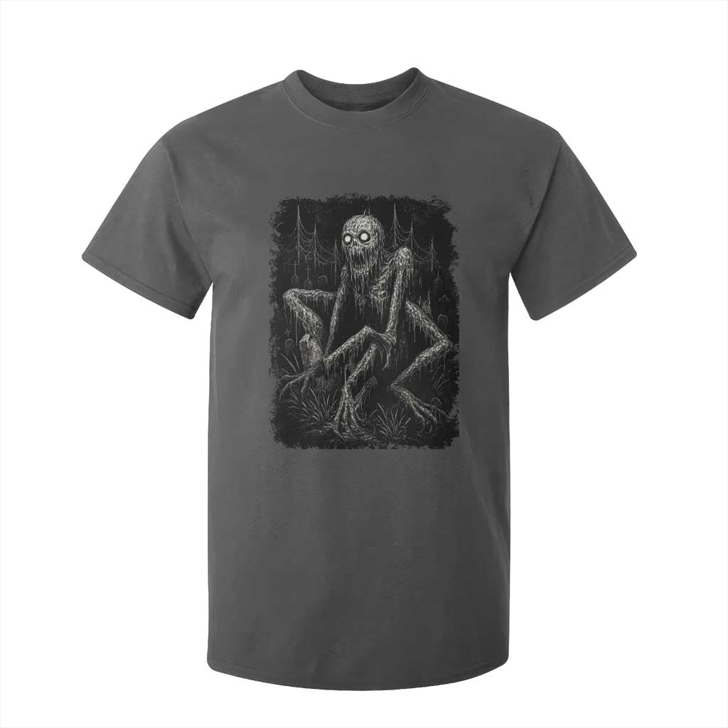 Creepy Rake T Shirt For Kid Creepypasta Cryptid Series Alt Goth Grunge Horror Aesthetic TS10 Dark Heather Print Your Wear