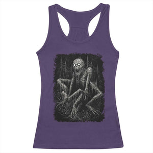 Creepy Rake Racerback Tank Top Creepypasta Cryptid Series Alt Goth Grunge Horror Aesthetic TS10 Purple Print Your Wear