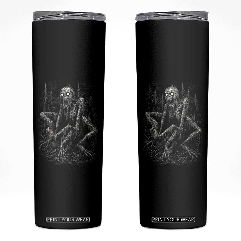 Creepy Rake Skinny Tumbler Creepypasta Cryptid Series Alt Goth Grunge Horror Aesthetic TS10 Black Print Your Wear