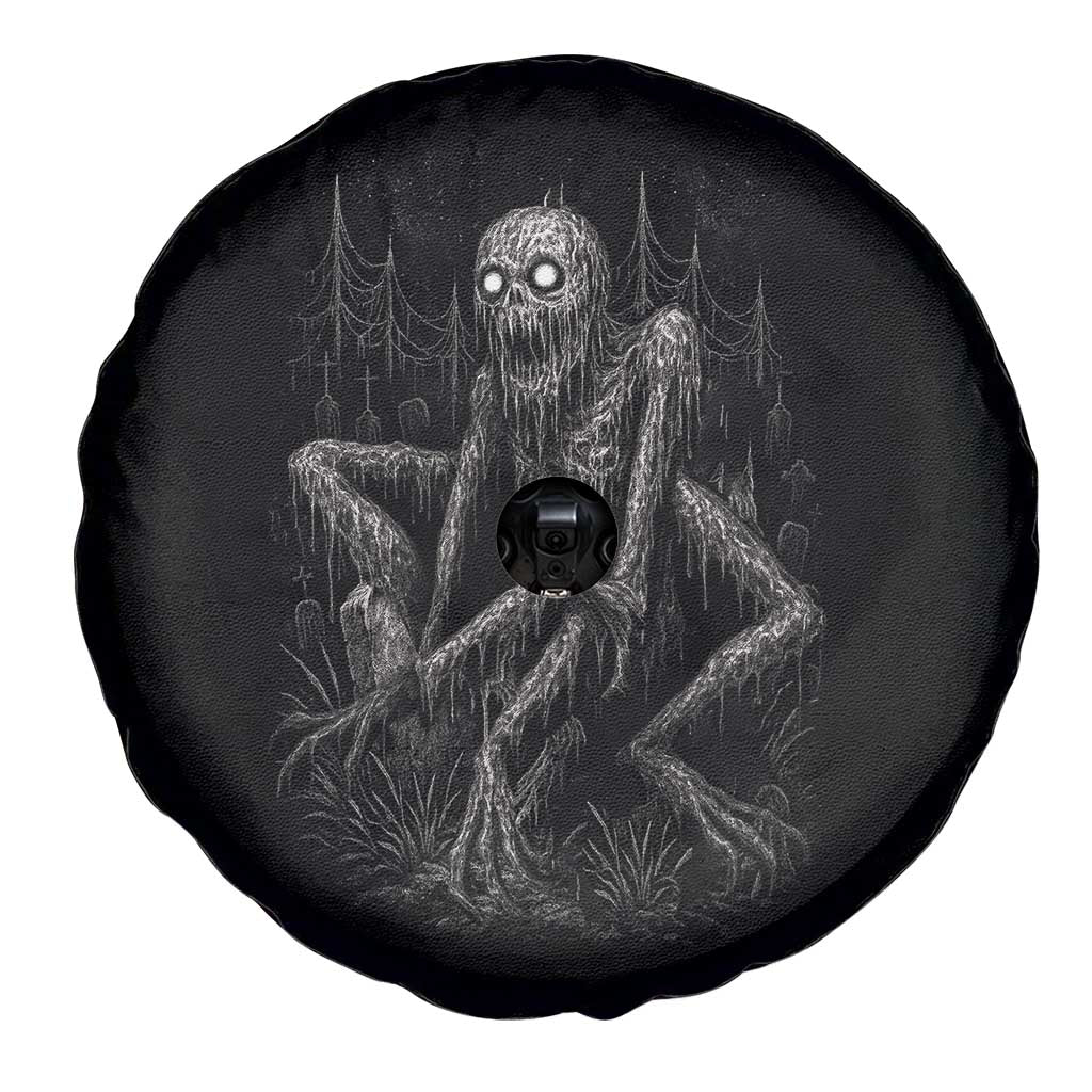 Creepy Rake Spare Tire Cover Creepypasta Cryptid Series Alt Goth Grunge Horror Aesthetic TS10 Print Your Wear