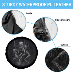 Creepy Rake Spare Tire Cover Creepypasta Cryptid Series Alt Goth Grunge Horror Aesthetic TS10 Print Your Wear