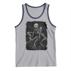Creepy Rake Tank Top Creepypasta Cryptid Series Alt Goth Grunge Horror Aesthetic TS10 Athletic Heather Navy Print Your Wear