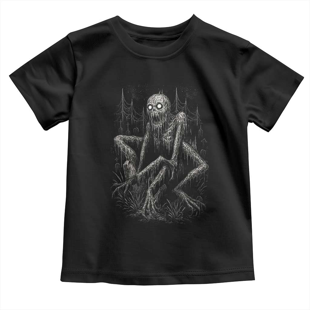 Creepy Rake Toddler T Shirt Creepypasta Cryptid Series Alt Goth Grunge Horror Aesthetic TS10 Black Print Your Wear