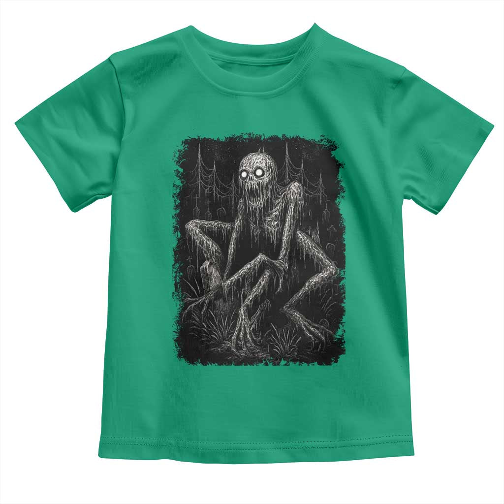 Creepy Rake Toddler T Shirt Creepypasta Cryptid Series Alt Goth Grunge Horror Aesthetic TS10 Irish Green Print Your Wear