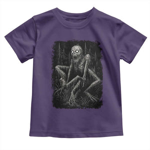 Creepy Rake Toddler T Shirt Creepypasta Cryptid Series Alt Goth Grunge Horror Aesthetic TS10 Purple Print Your Wear