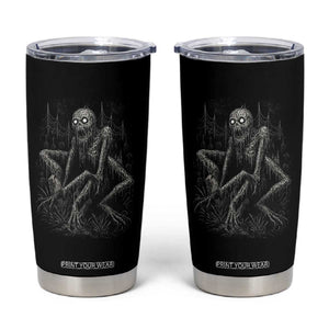 Creepy Rake Tumbler Cup Creepypasta Cryptid Series Alt Goth Grunge Horror Aesthetic TS10 Black Print Your Wear