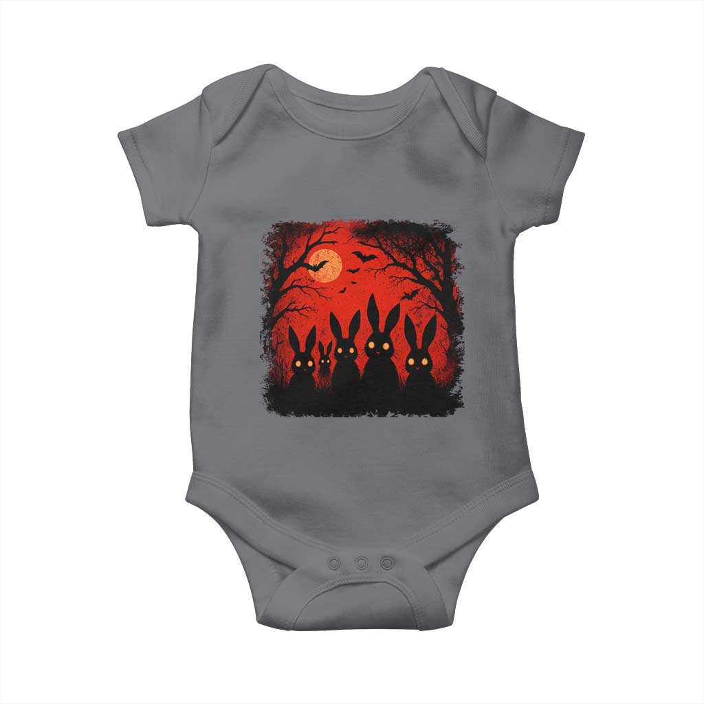 Rake Creepypasta Baby Onesie Creepy Cryptid Series Horror Goth Alt Alternative Art TS10 Charcoal Print Your Wear