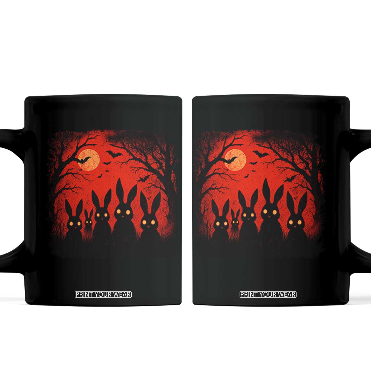 Rake Creepypasta Coffee Mug Creepy Cryptid Series Horror Goth Alt Alternative Art TS10 Black Print Your Wear