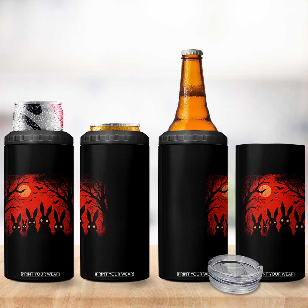 Rake Creepypasta 4 in 1 Can Cooler Tumbler Creepy Cryptid Series Horror Goth Alt Alternative Art TS10 Print Your Wear