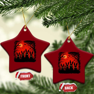 Rake Creepypasta Ceramic Ornament Creepy Cryptid Series Horror Goth Alt Alternative Art TS10 Print Your Wear