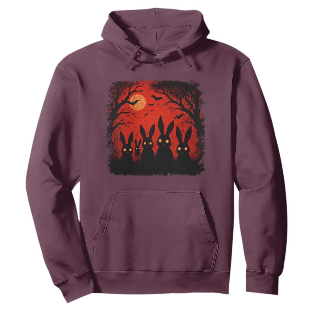 Rake Creepypasta Hoodie Creepy Cryptid Series Horror Goth Alt Alternative Art TS10 Maroon Print Your Wear