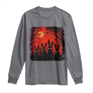 Rake Creepypasta Long Sleeve Shirt Creepy Cryptid Series Horror Goth Alt Alternative Art TS10 Charcoal Print Your Wear