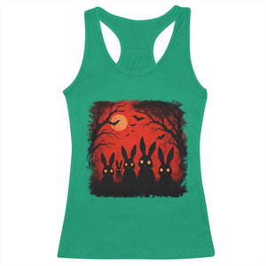 Rake Creepypasta Racerback Tank Top Creepy Cryptid Series Horror Goth Alt Alternative Art TS10 Irish Green Print Your Wear