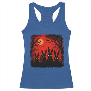 Rake Creepypasta Racerback Tank Top Creepy Cryptid Series Horror Goth Alt Alternative Art TS10 Royal Blue Print Your Wear