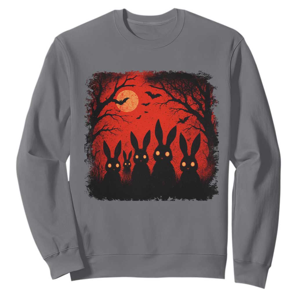 Rake Creepypasta Sweatshirt Creepy Cryptid Series Horror Goth Alt Alternative Art TS10 Charcoal Print Your Wear