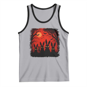 Rake Creepypasta Tank Top Creepy Cryptid Series Horror Goth Alt Alternative Art TS10 Athletic Heather Black Print Your Wear