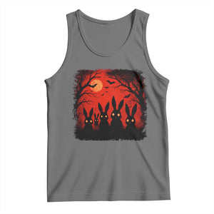 Rake Creepypasta Tank Top Creepy Cryptid Series Horror Goth Alt Alternative Art TS10 Black Heather Print Your Wear
