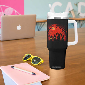 Rake Creepypasta Tumbler With Handle Creepy Cryptid Series Horror Goth Alt Alternative Art TS10 Print Your Wear