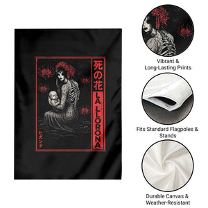 La Llorona Garden Flag Folklore Japanese Spider Lily Soft Grunge Anime Aesthetic Flower TS10 Print Your Wear