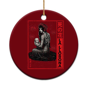 La Llorona Ceramic Ornament Folklore Japanese Spider Lily Soft Grunge Anime Aesthetic Flower TS10 1pc Red Print Your Wear