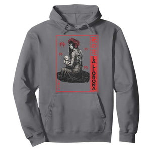 La Llorona Hoodie Folklore Japanese Spider Lily Soft Grunge Anime Aesthetic Flower TS10 Charcoal Print Your Wear