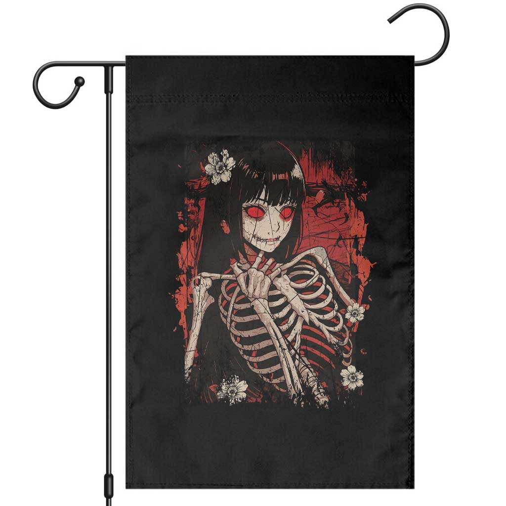 Horror Anime Manga Garden Flag Japan Japanese Creepy Kawaii Goth TS10 Black Print Your Wear