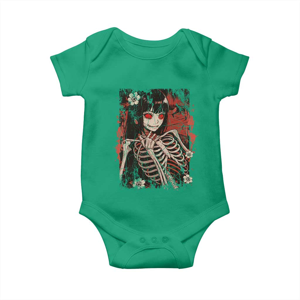 Horror Anime Manga Baby Onesie Japan Japanese Creepy Kawaii Goth TS10 Irish Green Print Your Wear
