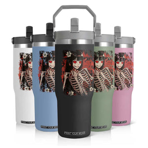 Horror Anime Manga Flip Straw Tumbler Japan Japanese Creepy Kawaii Goth TS10 Print Your Wear