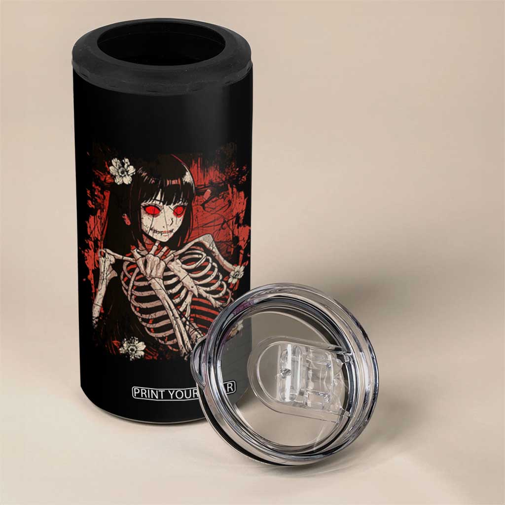 Horror Anime Manga 4 in 1 Can Cooler Tumbler Japan Japanese Creepy Kawaii Goth TS10 Print Your Wear