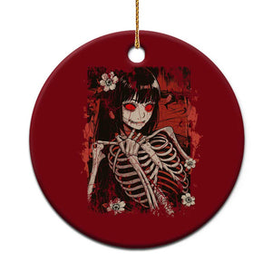 Horror Anime Manga Ceramic Ornament Japan Japanese Creepy Kawaii Goth TS10 1pc Red Print Your Wear