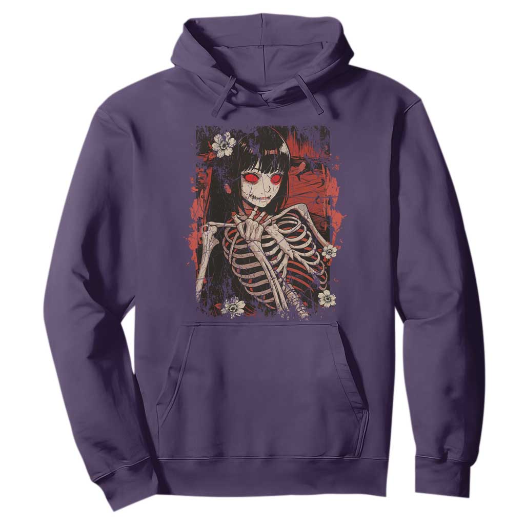 Horror Anime Manga Hoodie Japan Japanese Creepy Kawaii Goth TS10 Purple Print Your Wear