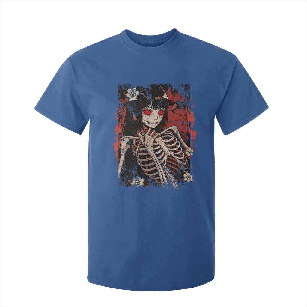 Horror Anime Manga T Shirt For Kid Japan Japanese Creepy Kawaii Goth TS10 Royal Blue Print Your Wear