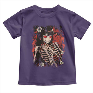 Horror Anime Manga Toddler T Shirt Japan Japanese Creepy Kawaii Goth TS10 Purple Print Your Wear