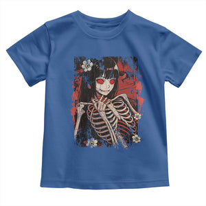 Horror Anime Manga Toddler T Shirt Japan Japanese Creepy Kawaii Goth TS10 Royal Blue Print Your Wear
